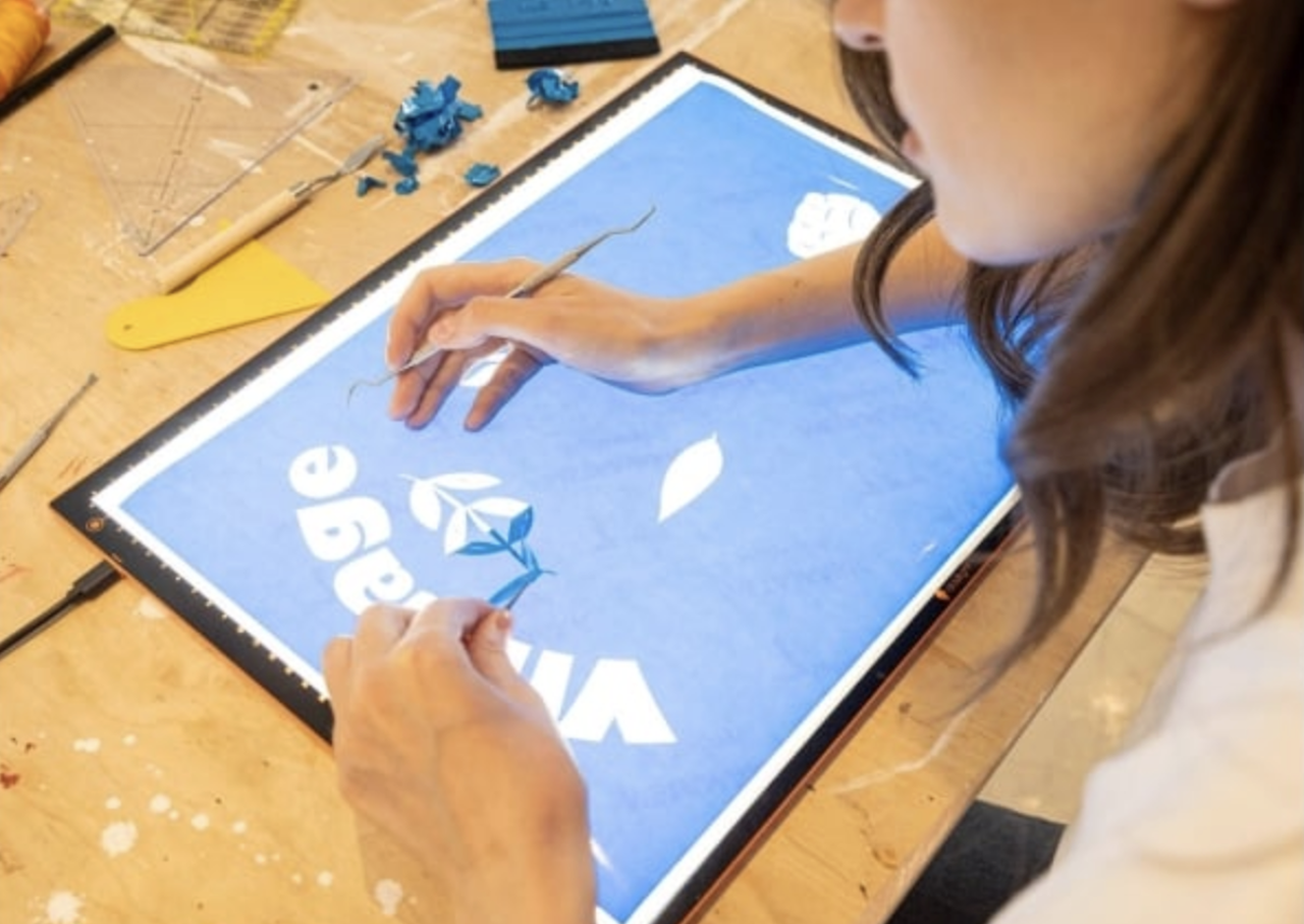 Table lumineuse